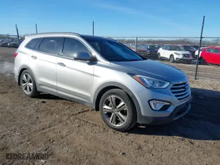 2014 Hyundai Santa Fe Limited with VIN KM8SR4HF4EU076900, listed as a IAAI auction lot 41433923 with 92,349 mi miles. Bid and sale history available at carsss.com. Image 1.