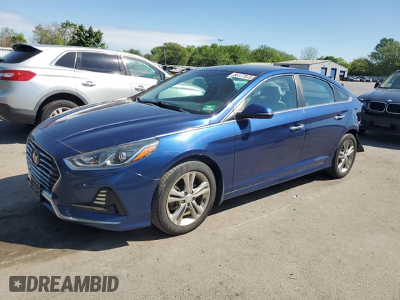 2018 Hyundai Sonata SEL z VIN 5NPE34AF5JH649742, wystawiony jako Copart lot #56177975 z przebiegiem 34 091 mil mil oraz Szkoda całkowita • Salvage title. Historia ofert i sprzedaży dostępna na DreamBid. Obrazek 1.