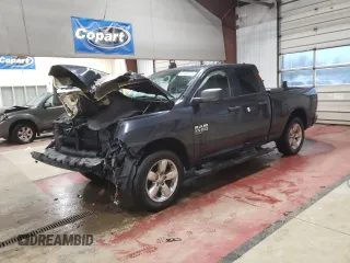 2019 Ram 1500 Express z VIN 1C6RR7FG0KS705471, wystawiony jako Copart lot #46489145 z przebiegiem Nie podano mil oraz Szkoda całkowita • Salvage title. Historia ofert i sprzedaży dostępna na DreamBid. Obrazek 1.