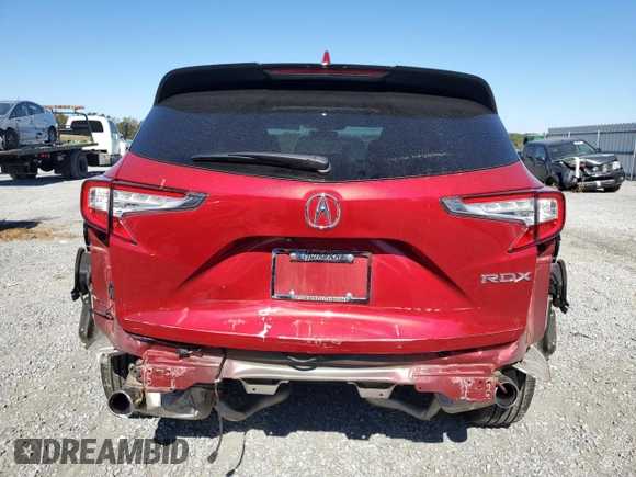 2019 Acura RDX w/Advance Pkg with VIN 5J8TC1H7XKL006953, listed as a Copart auction lot 76344854 with 54,866 mi miles and Salvage Title. Bid and sale history available at carsss.com. Image 6.