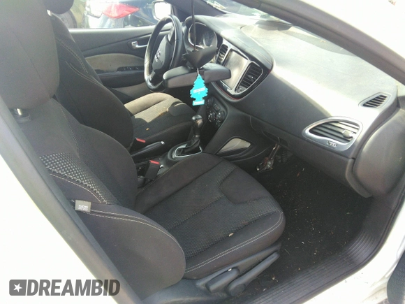 2015 Dodge Dart SXT with VIN 1C3CDFBB3FD279145, listed as a IAAI auction lot 39807730 with Not provided miles and . Bid and sale history available at DreamBid. Image 5.