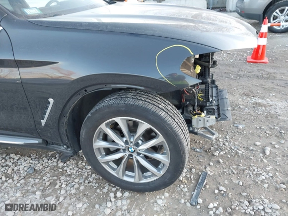 2019 BMW X3 xDrive30i with VIN 5UXTR9C51KLE12011, listed as a IAAI auction lot 41453898 with 53,712 mi miles. Bid and sale history available at carsss.com. Image 19.