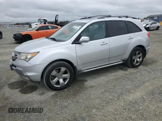 2007 Acura MDX Sport/Entertainment Pkg with VIN 2HNYD28817H505980, listed as a Copart auction lot 52214085 with 131,853 mi miles and Clean Title. Bid and sale history available at carsss.com. Image 1.