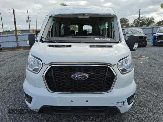 2021 Ford Transit Passenger XL with VIN 1FBAX2C87MKA03621, listed as a Copart auction lot 80461454 with 87,785 mi miles and Salvage Title. Bid and sale history available at DreamBid. Image 5.