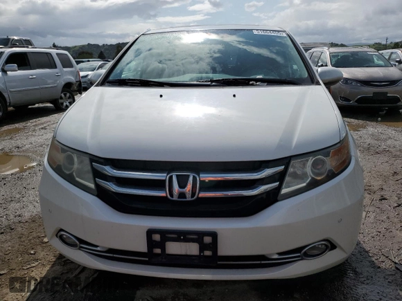 2014 Honda Odyssey Touring with VIN 5FNRL5H97EB097771, listed as a Copart auction lot 51664455 with 109,830 mi miles and Salvage Title. Bid and sale history available at DreamBid. Image 5.