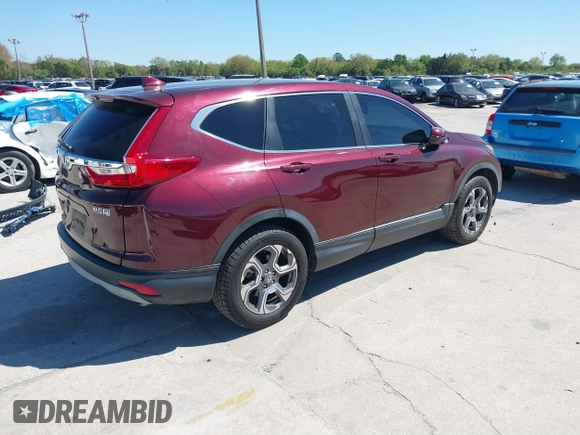 2017 Honda CR-V EX with VIN 7FARW1H51HE007293, listed as a IAAI auction lot 41768836 with 86,553 mi miles. Bid and sale history available at carsss.com. Image 4.