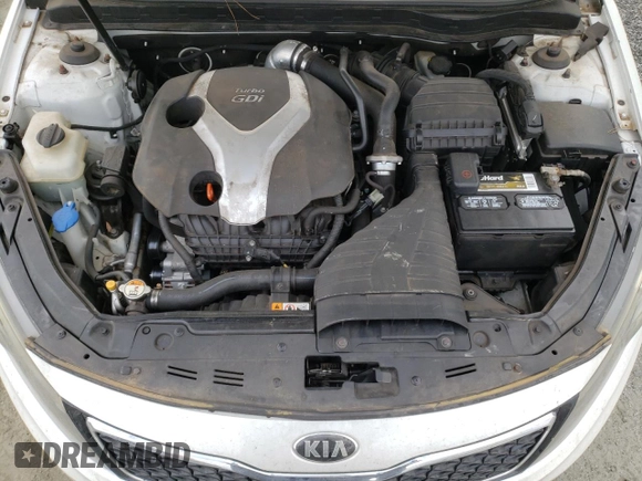2013 Kia Optima SX z VIN 5XXGR4A62DG118828, wystawiony jako Copart lot #56252725 z przebiegiem 176 359 mil mil oraz Szkoda całkowita • Salvage title. Historia ofert i sprzedaży dostępna na DreamBid. Obrazek 11.
