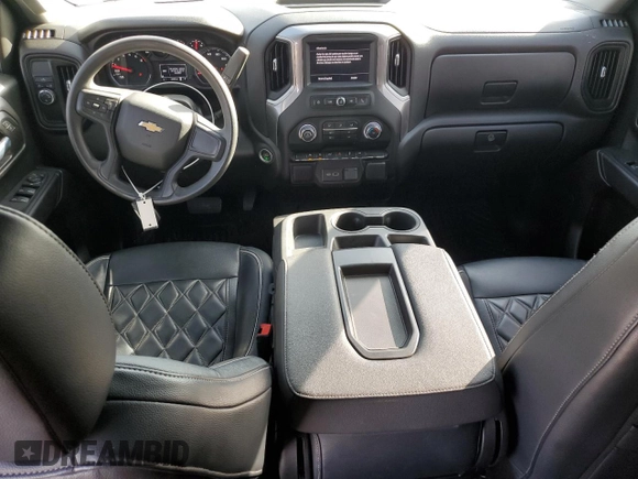 2022 Chevrolet Silverado 1500 Custom with VIN 3GCPABEKXNG501062, listed as a Copart auction lot 86687894 with 37,879 mi miles and Salvage Title. Bid and sale history available at DreamBid. Image 8.