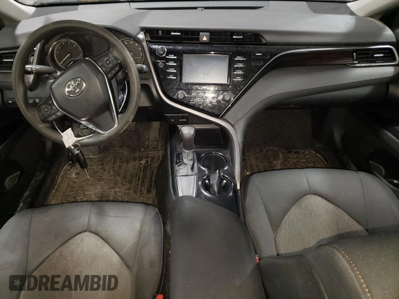2020 Toyota Camry LE with VIN 4T1C11AK9LU939110, listed as a Copart auction lot 46349425 with 80,550 mi miles and Salvage Title. Bid and sale history available at carsss.com. Image 8.