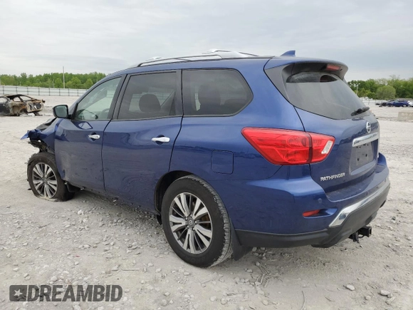 2019 Nissan Pathfinder S z VIN 5N1DR2MM8KC652376, wystawiony jako Copart lot #51892774 z przebiegiem 75 359 mil mil oraz Szkoda całkowita • Salvage title. Historia ofert i sprzedaży dostępna na DreamBid. Obrazek 2.