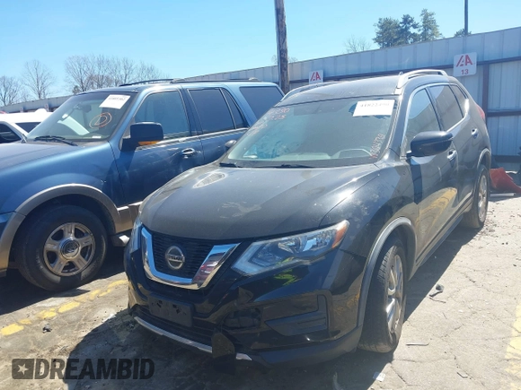 2018 Nissan Rogue SV with VIN JN8AT2MV5JW304330, listed as a IAAI auction lot 41822490 with 128,646 mi miles. Bid and sale history available at carsss.com. Image 2.