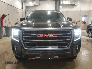 2023 GMC Yukon AT4 with VIN 1GKS2CKDXPR164502, listed as a Copart auction lot 41672705 with 34,856 mi miles and Salvage Title. Bid and sale history available at carsss.com. Image 5.