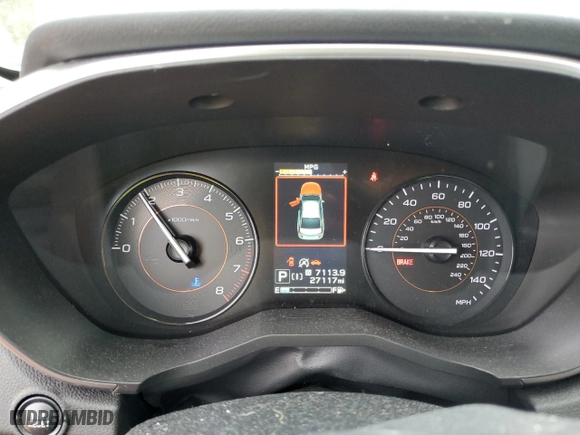 2022 Subaru Crosstrek Premium with VIN JF2GTAEC4NH279221, listed as a Copart auction lot 51999505 with 27,117 mi miles and Salvage Title. Bid and sale history available at carsss.com. Image 9.