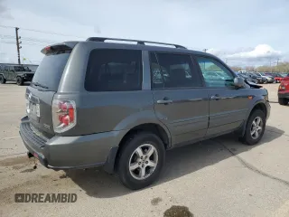 2007 Honda Pilot EX with VIN 2HKYF18427H514637, listed as a Copart auction lot 52306725 with 142,578 mi miles and Salvage Title. Bid and sale history available at carsss.com. Image 3.