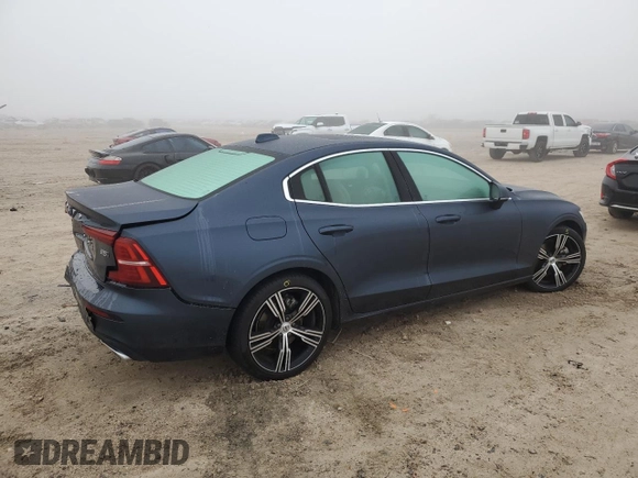 2022 Volvo S60 Plus Dark Theme with VIN 7JRL12TL4NG175850, listed as a Copart auction lot 46845555 with 36,625 mi miles and Salvage Title. Bid and sale history available at carsss.com. Image 3.