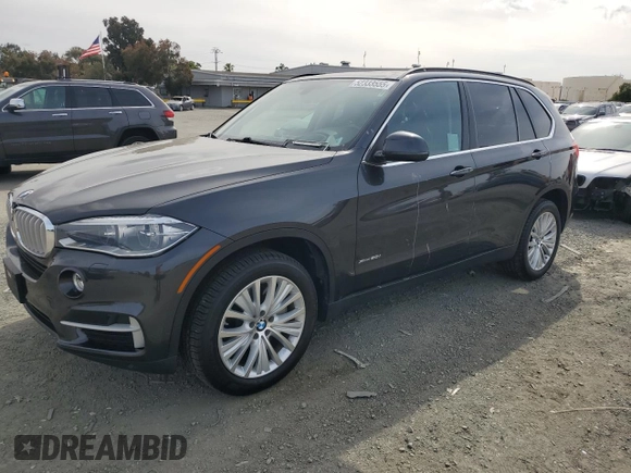 2015 BMW X5 xDrive50i z VIN 5UXKR6C5XF0J77848, wystawiony jako Copart lot #52333555 z przebiegiem 95 425 mil mil oraz Szkoda całkowita • Salvage title. Historia ofert i sprzedaży dostępna na DreamBid. Obrazek 1.