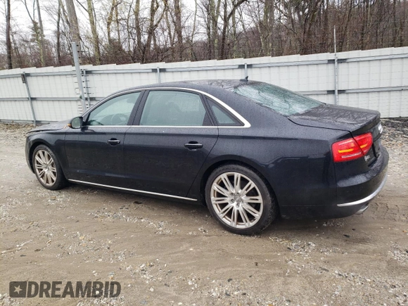 2013 Audi A8 L 3.0L with VIN WAURGAFD5DN017479, listed as a Copart auction lot 52292865 with 225,180 mi miles and Non Repairable. Bid and sale history available at carsss.com. Image 2.