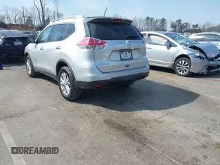2016 Nissan Rogue SV with VIN KNMAT2MV7GP601761, listed as a IAAI auction lot 41811002 with 97,913 mi miles. Bid and sale history available at carsss.com. Image 3.