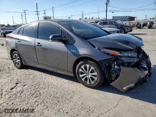 2020 Toyota Prius Prime LE with VIN JTDKARFP7L3139477, listed as a Copart auction lot 46514695 with 74,749 mi miles and Salvage Title. Bid and sale history available at carsss.com. Image 4.