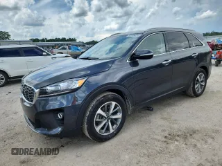 2019 Kia Sorento EX with VIN 5XYPH4A52KG461755, listed as a Copart auction lot 60148425 with 89,802 mi miles and Salvage title. Bid and sale history available at DreamBid. Image 1.