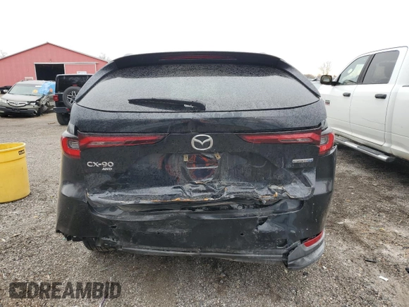 2024 Mazda CX-90 Premium Sport with VIN JM3KKCHA0R1122731, listed as a Copart auction lot 80454474 with 20,371 mi miles and Salvage title. Bid and sale history available at DreamBid. Image 6.