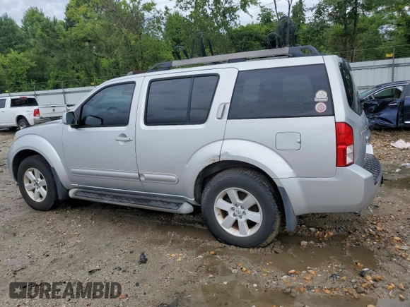 2008 Nissan Pathfinder S with VIN 5N1AR18B58C663236, listed as a Copart auction lot 64823724 with 192,473 mi miles and Clean title. Bid and sale history available at DreamBid. Image 2.
