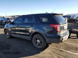 2013 Ford Utility Police Interceptor with VIN 1FM5K8AR9DGC11010, listed as a Copart auction lot 79427274 with 156,608 mi miles and Salvage Title. Bid and sale history available at carsss.com. Image 2.