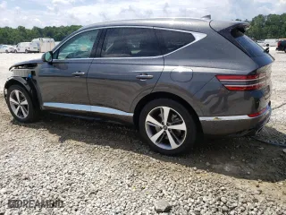 2021 Genesis GV80 with VIN KMUHBDSB7MU063093, listed as a Copart auction lot 57149364 with 55,817 mi miles and Salvage Title. Bid and sale history available at carsss.com. Image 2.