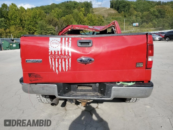 2004 Ford F-150 XL with VIN 1FTRF14504NC70758, listed as a Copart auction lot 72638024 with Not Provided miles and Salvage Title. Bid and sale history available at DreamBid. Image 6.