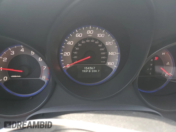2007 Acura TL with VIN 19UUA66217A030799, listed as a Copart auction lot 53920015 with 154,367 mi miles and Non Repairable. Bid and sale history available at carsss.com. Image 9.