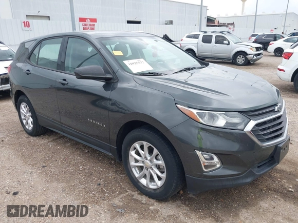 2018 Chevrolet Equinox LS with VIN 3GNAXHEV0JS506562, listed as a IAAI auction lot 41925572 with 97,031 mi miles and . Bid and sale history available at DreamBid. Image 1.