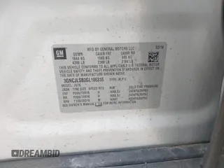 2016 Chevrolet Trax LT z VIN 3GNCJLSB2GL186316, wystawiony jako IAAI lot #42314928 z przebiegiem 133 507 mil mil oraz . Historia ofert i sprzedaży dostępna na DreamBid. Obrazek 9.