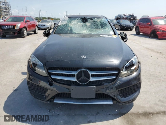 2018 Mercedes-Benz C 300 with VIN 55SWF4KB1JU260732, listed as a Copart auction lot 65649784 with Not Provided miles and Salvage Title. Bid and sale history available at DreamBid. Image 5.