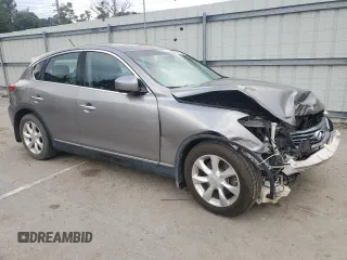 2010 Infiniti EX Journey with VIN JN1AJ0HPXAM701578, listed as a Copart auction lot 85863374 with Not Provided miles and Salvage Title. Bid and sale history available at DreamBid. Image 4.