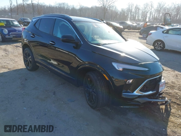 2025 Buick Encore GX Sport Touring with VIN KL4AMDSL3SB037925, listed as a IAAI auction lot 41643638 with 163 mi miles and . Bid and sale history available at DreamBid. Image 1.
