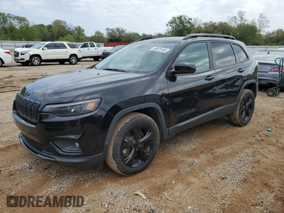 2019 Jeep Cherokee Altitude with VIN 1C4PJMLX9KD451502, listed as a Copart auction lot 50975105 with 117,125 mi miles and Salvage Title. Bid and sale history available at DreamBid. Image 1.