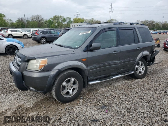 2007 Honda Pilot EX-L with VIN 2HKYF18507H534667, listed as a Copart auction lot 53900035 with 248,273 mi miles and Salvage Title. Bid and sale history available at carsss.com. Image 1.