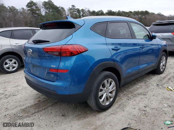 2020 Hyundai Tucson Value with VIN KM8J3CA4XLU098445, listed as a Copart auction lot 83205204 with 36,319 mi miles and Salvage Title. Bid and sale history available at carsss.com. Image 3.