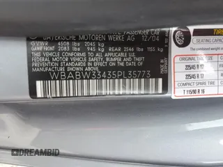 2005 BMW 3 Series 325Ci z VIN WBABW33435PL35773, wystawiony jako Copart lot #60753975 z przebiegiem Nie podano mil oraz Szkoda całkowita • Salvage title. Historia ofert i sprzedaży dostępna na DreamBid. Obrazek 12.