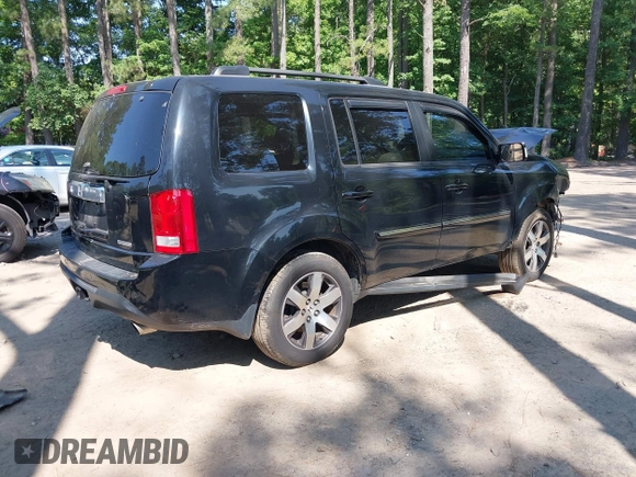 2013 Honda Pilot Touring with VIN 5FNYF3H96DB011470, listed as a IAAI auction lot 42535022 with 201,380 mi miles and . Bid and sale history available at DreamBid. Image 4.