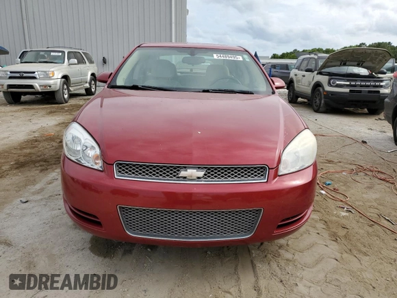 2012 Chevrolet Impala LT Retail with VIN 2G1WB5E35C1274574, listed as a Copart auction lot 54489495 with 167,911 mi miles and Salvage Title. Bid and sale history available at DreamBid. Image 5.