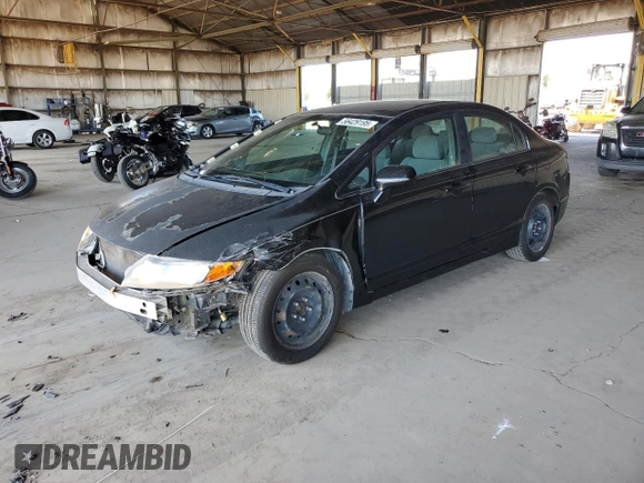 2008 Honda Civic LX with VIN 1HGFA16518L024982, listed as a Copart auction lot 56429195 with 132,432 mi miles and Salvage Title. Bid and sale history available at DreamBid. Image 1.