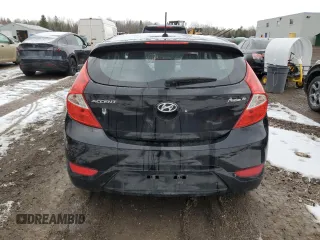2014 Hyundai Accent SE with VIN KMHCU5AE8EU184754, listed as a Copart auction lot 50075125 with 123,984 mi miles and Clean Title. Bid and sale history available at carsss.com. Image 6.