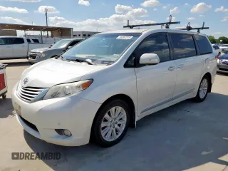 2014 Toyota Sienna XLE with VIN 5TDYK3DCXES480958, listed as a Copart auction lot 56367315 with 160,064 mi miles and Salvage title. Bid and sale history available at DreamBid. Image 1.