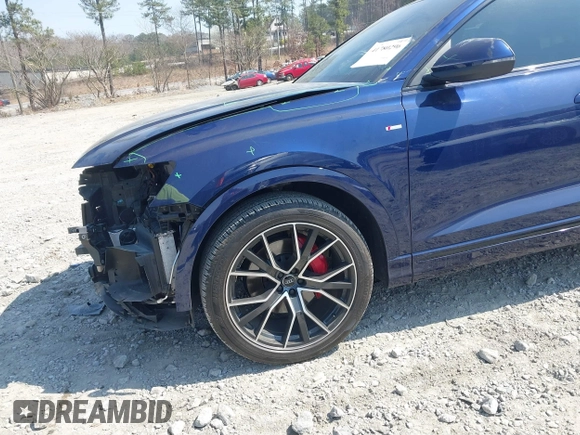 2019 Audi Q8 Premium Plus z VIN WA1EVBF18KD028606, wystawiony jako IAAI lot #41780296 z przebiegiem 72 117 mil mil oraz . Historia ofert i sprzedaży dostępna na DreamBid. Obrazek 18.