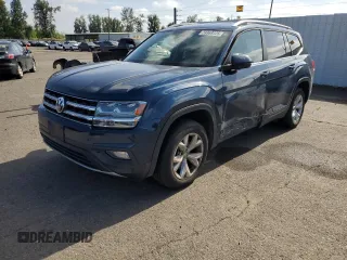 2018 Volkswagen Atlas SE with VIN 1V2LR2CA0JC571232, listed as a Copart auction lot 59369225 with 84,616 mi miles and Salvage title. Bid and sale history available at DreamBid. Image 1.