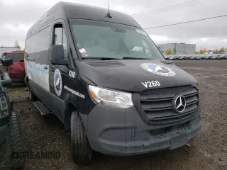 2024 Mercedes-Benz Sprinter Passenger with VIN W1Z4NGHY7RT177962, listed as a Copart auction lot 72429474 with Not Provided miles and Salvage Title. Bid and sale history available at carsss.com. Image 4.