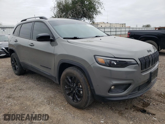 2023 Jeep Cherokee Altitude Lux with VIN 1C4PJMMB0PD115196, listed as a Copart auction lot 41528365 with 27,059 mi miles and Salvage Title. Bid and sale history available at carsss.com. Image 4.
