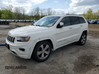 2014 Jeep Grand Cherokee Overland with VIN 1C4RJFCG6EC139930, listed as a Copart auction lot 55737505 with 110,029 mi miles and Clean Title. Bid and sale history available at DreamBid. Image 1.