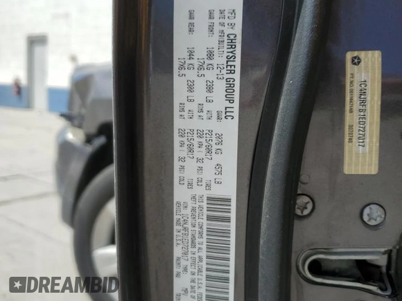 2014 Jeep Patriot Latitude with VIN 1C4NJRFB1ED727017, listed as a Copart auction lot 61660885 with 151,097 mi miles and Salvage title. Bid and sale history available at DreamBid. Image 12.